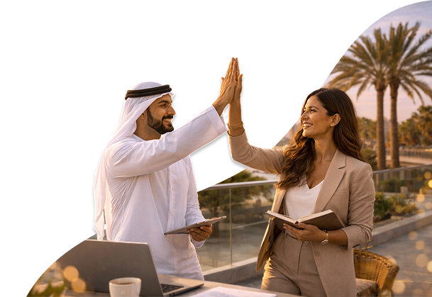 TVO Tourism Dubai operations team planning a traveler itinerary